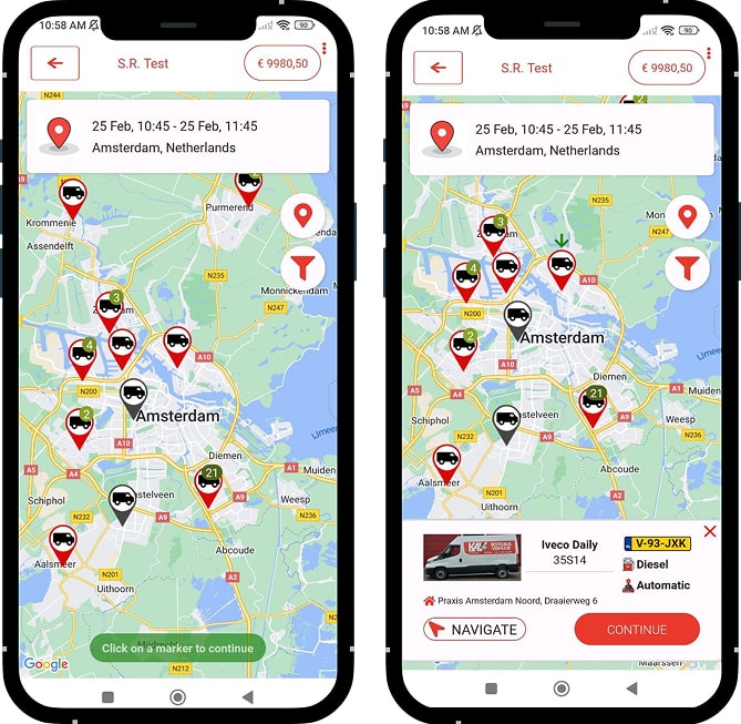 Busje huren bij onze Pick up Points in heel Nederland